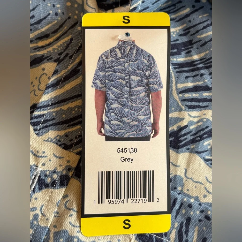 Cooke Street Ocean Wave Print Shirt - Picture 11 of 12